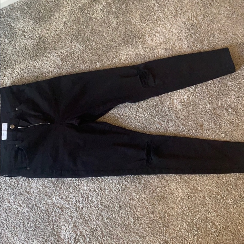 Topshop Jaime jeans distressed knees